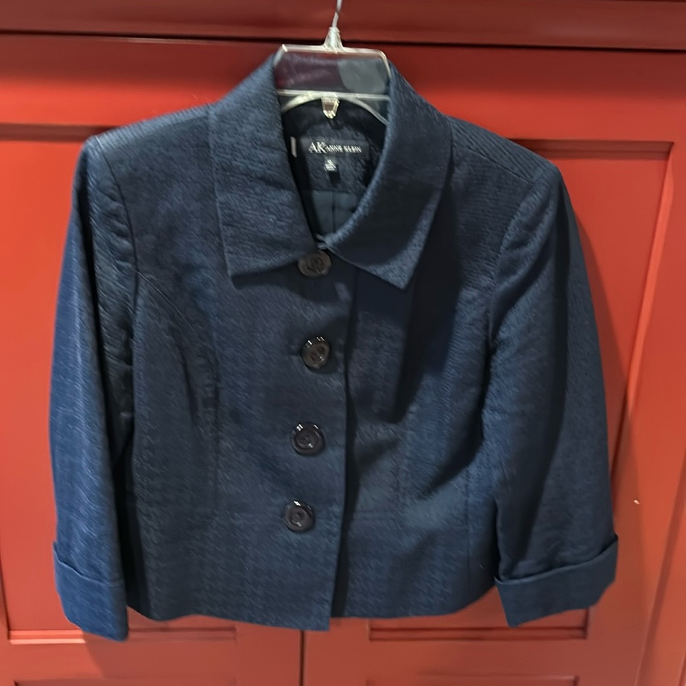 Anne Kline Navy Blazer - size 10